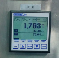 工業在線轉輪流量計，管路式安裝