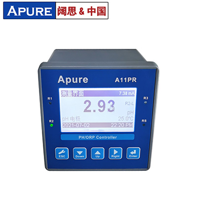 Apure工業(yè)在線PH計酸度計A11PR廠家ph檢測儀水質(zhì)監(jiān)測PH/ORP控制器
